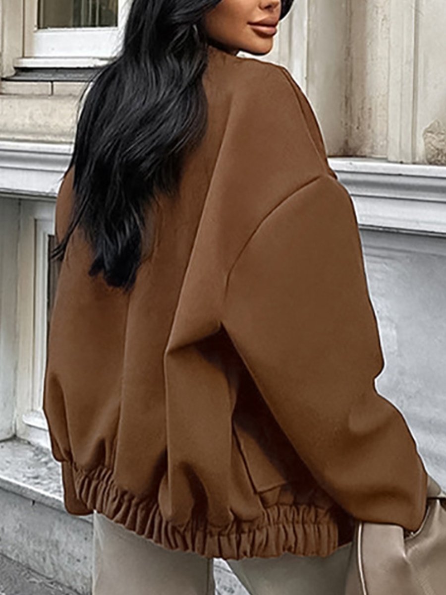 Maillard Brown Wool Coat Maillard Brown Wool Coat