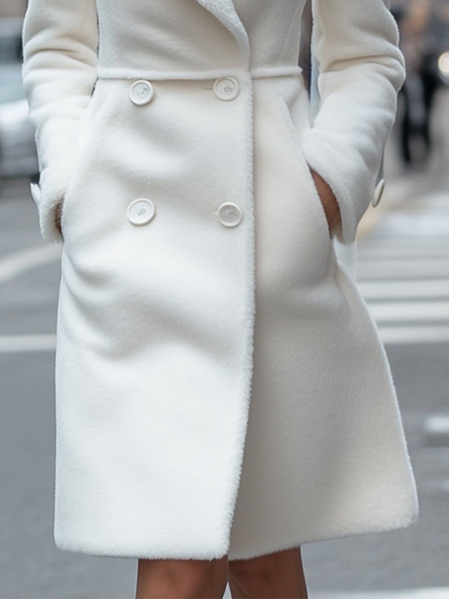 Elegant Winter Double-Breasted Coat Elegant Winter Double-Breasted Coat