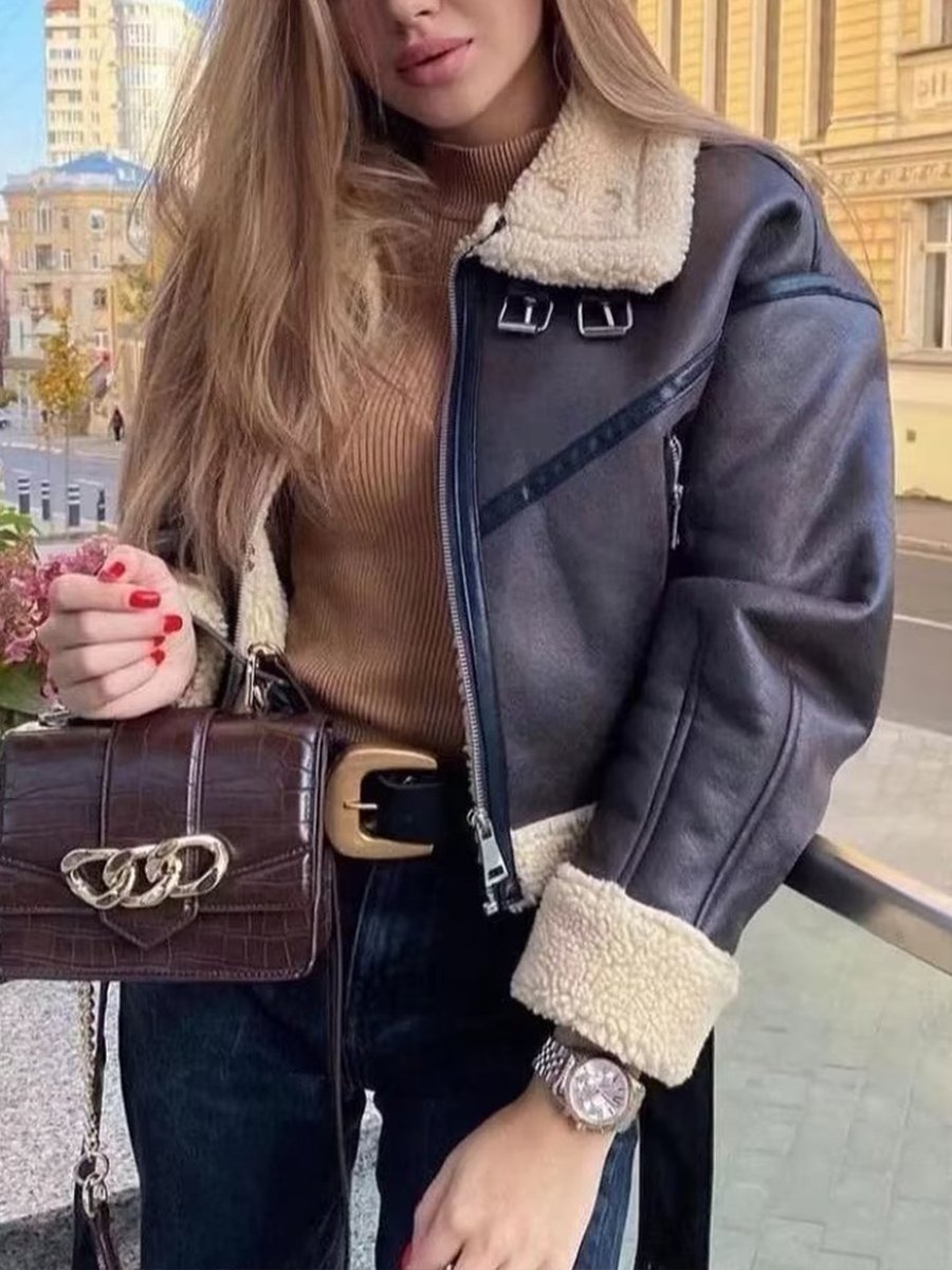 Timeless Shearling Jacket Effortless Style Meets Cold Weather Comfort Timeless Shearling Jacket Effortless Style Meets Cold Weather Comfort