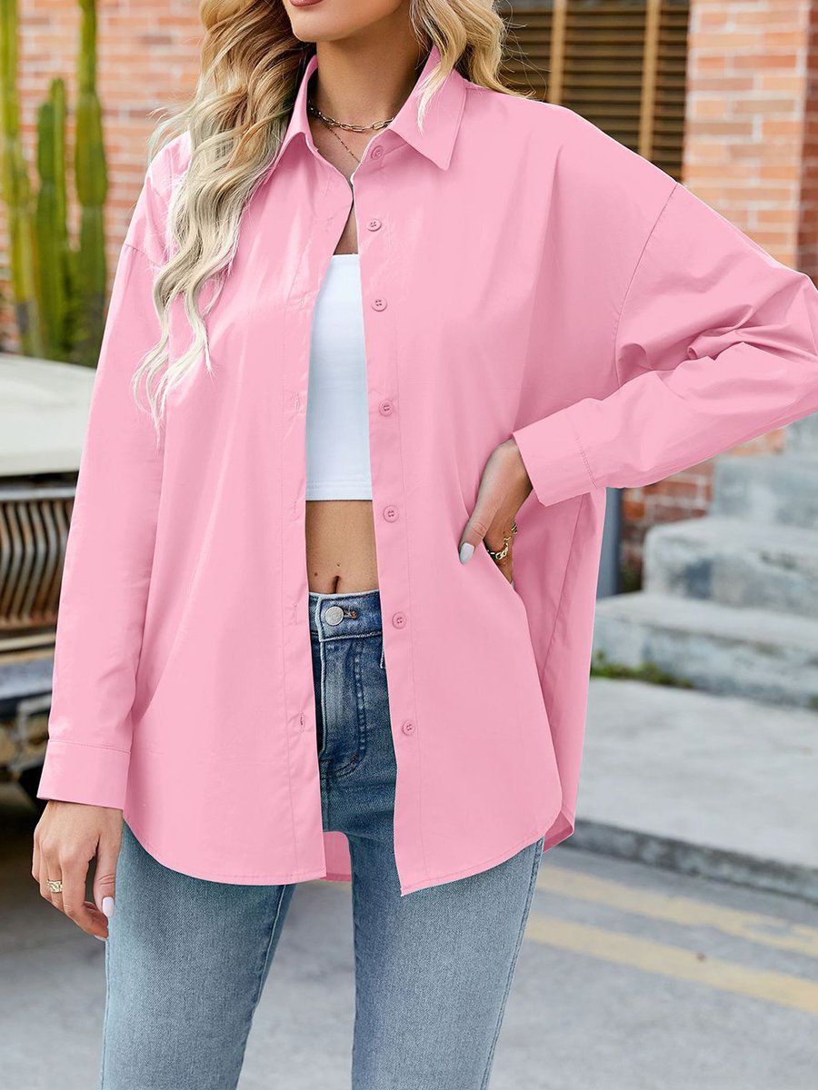 Solid Color Long Sleeve Shirt Solid Color Long Sleeve Shirt