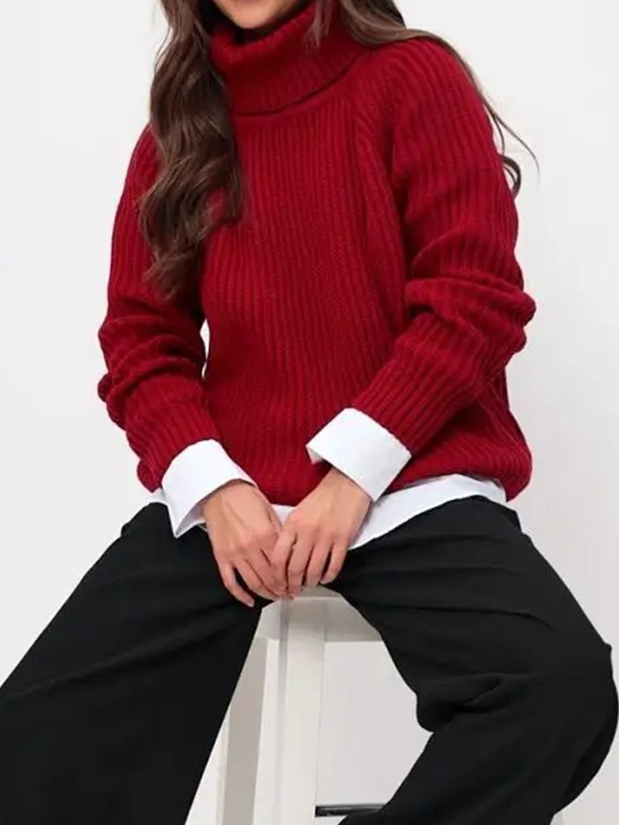 Turtleneck Long Sleeve Sweater Turtleneck Long Sleeve Sweater